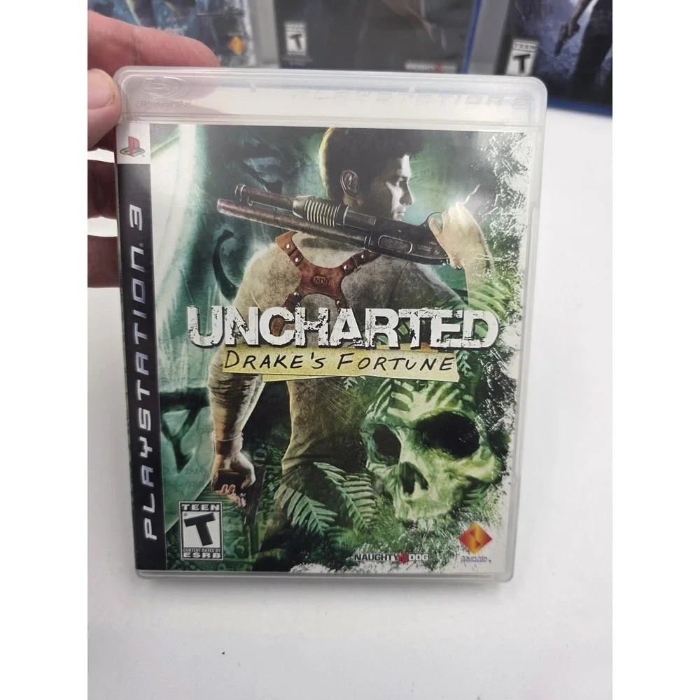 Uncharted PS3 PS4 Game Lot 4 Drake's Fortune Among Thieves Lost Legacy U4